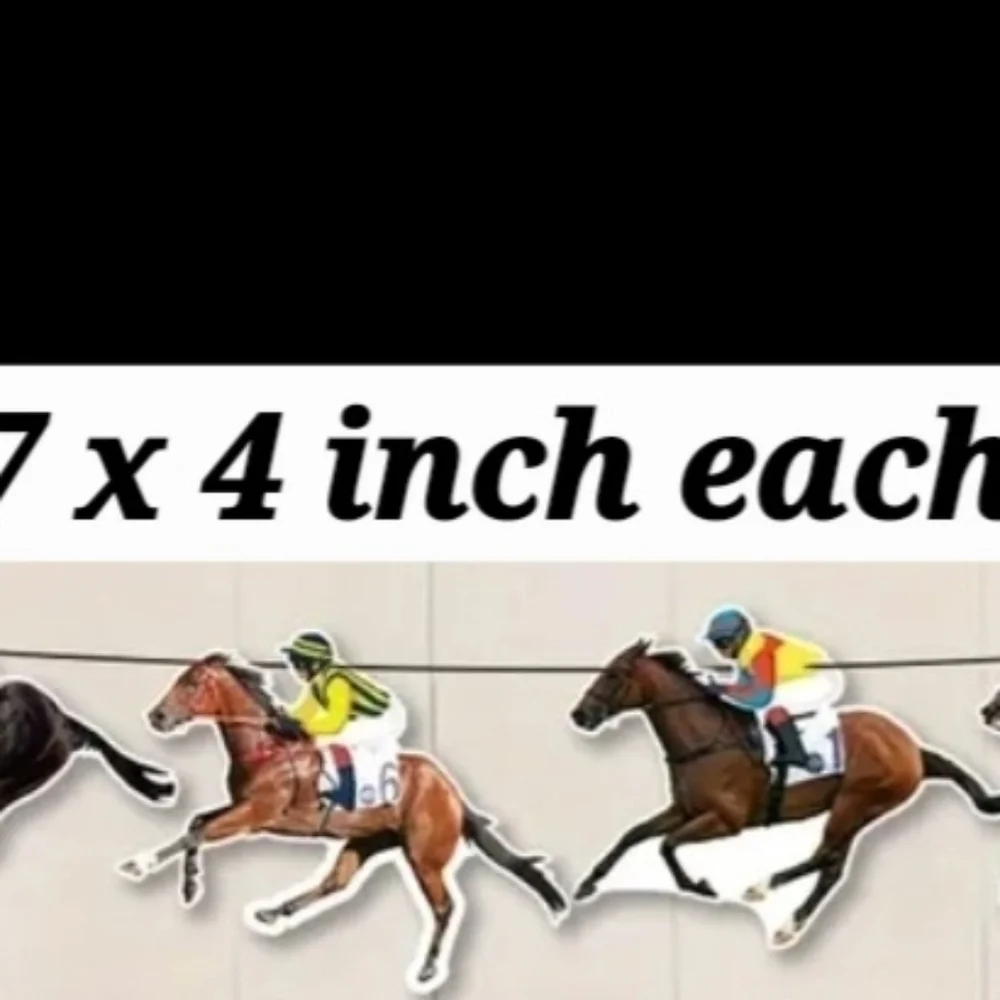 Horse Decor Party Supplies Kentucky Derby May 2nd Is Derby Day Spirals Banner